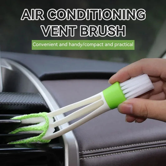 Double-Ended Car Vent & Keyboard Cleaning Brush | Microfiber Car Cleaning Brush Oasis Select