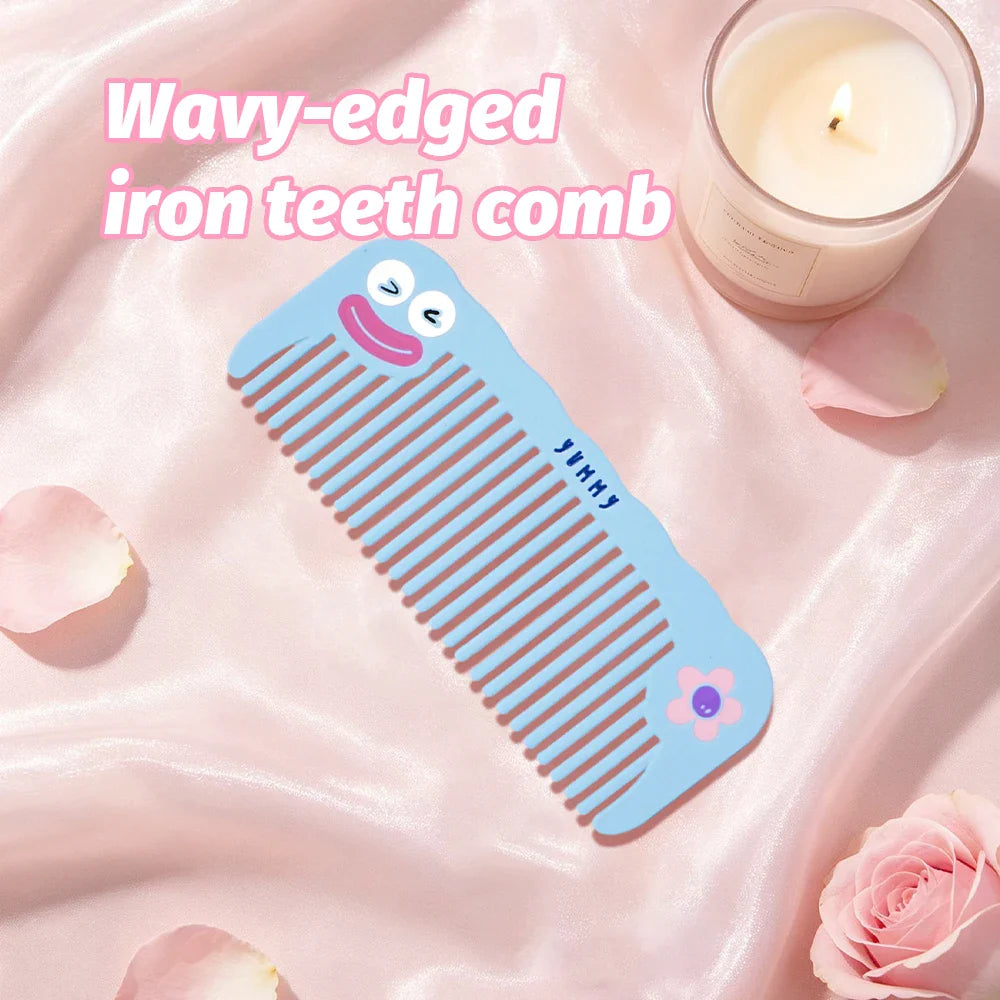 Cartoon Cat Wide Tooth Comb – Anti-Static & Heat-Resistant