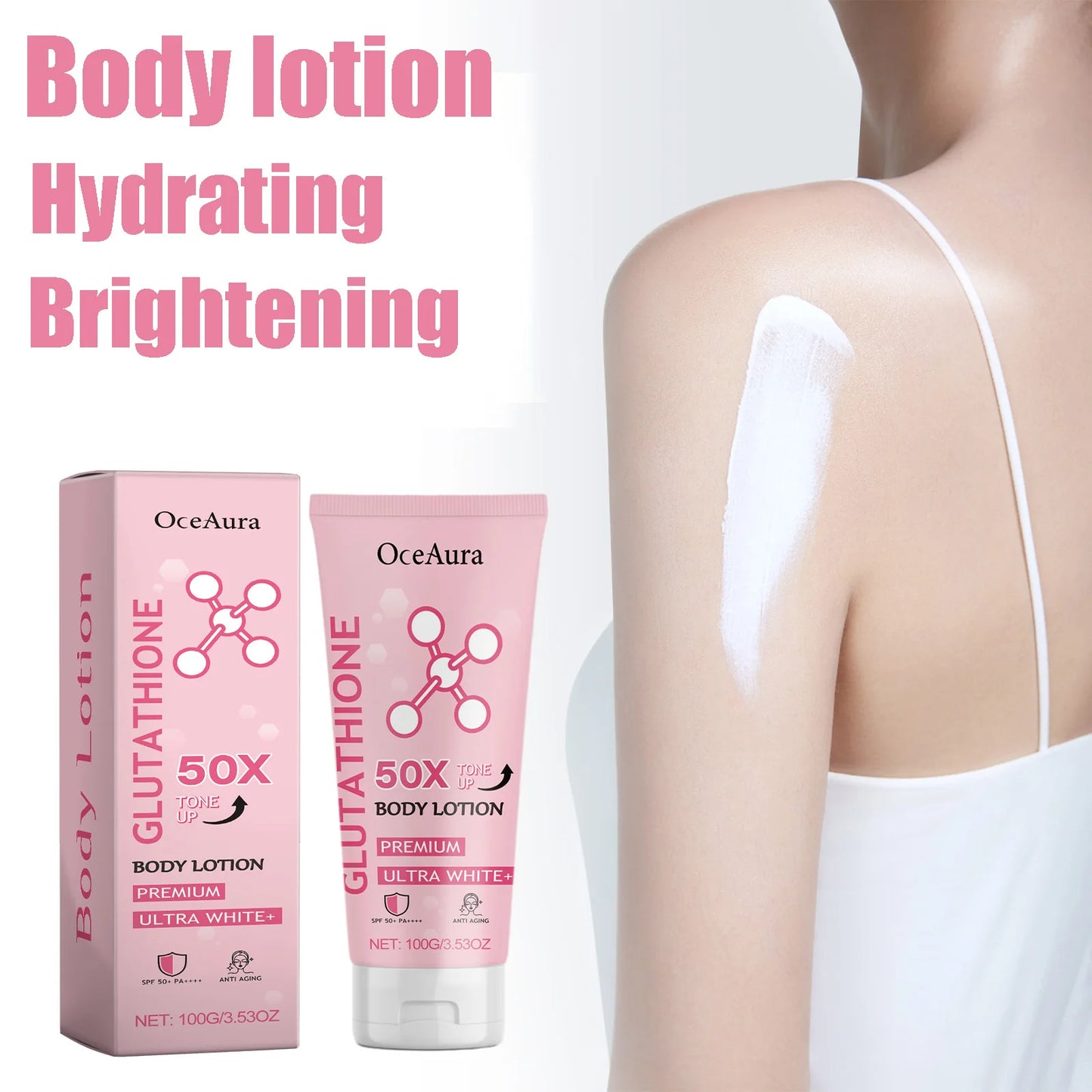 OceAura Glutathione Body Cream – Brightening & Moisturizing