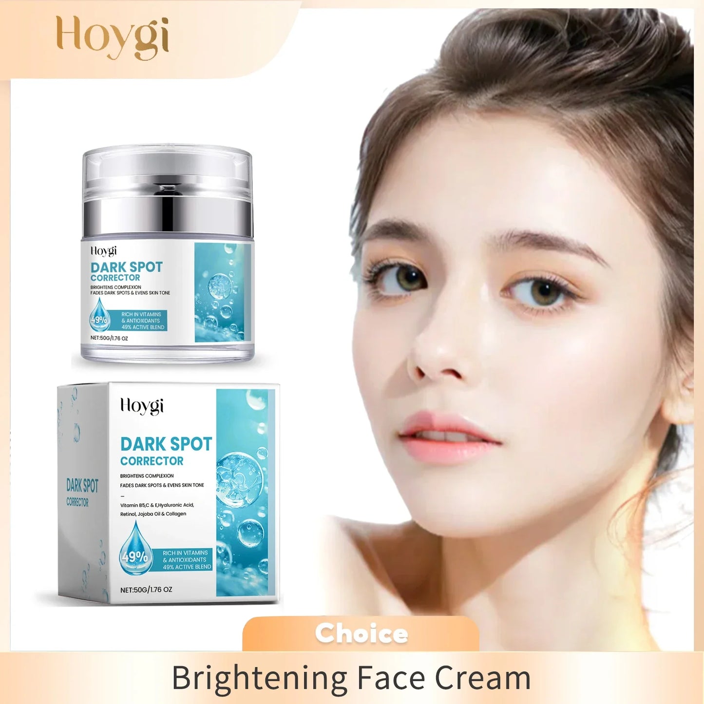 Hoygi Retinol Face Cream – Dark Spot & Brightening 50g