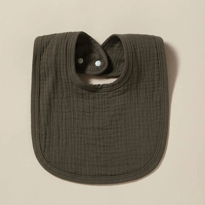 4-Layer Cotton Baby Bibs – Soft, Absorbent & Adjustable