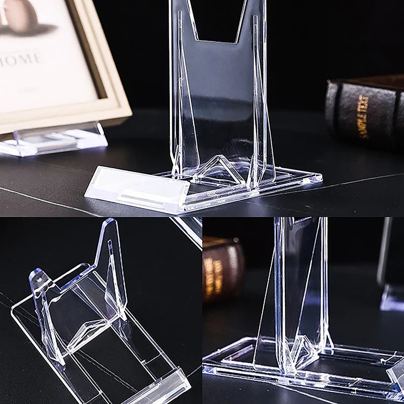 Clear Adjustable Plastic Display Easel | Frame & Plate Stand