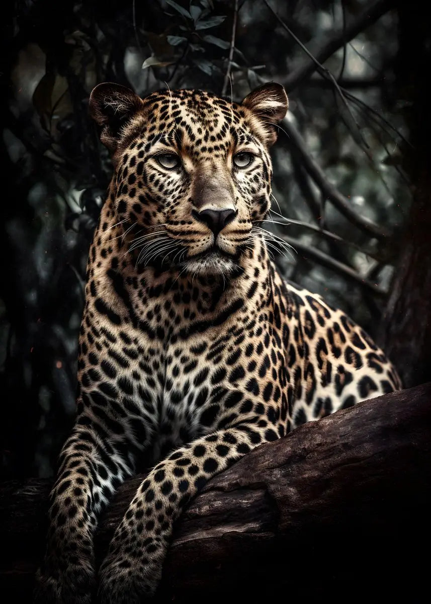 Abstract Wildlife Canvas Wall Art | HD Animal Print Poster