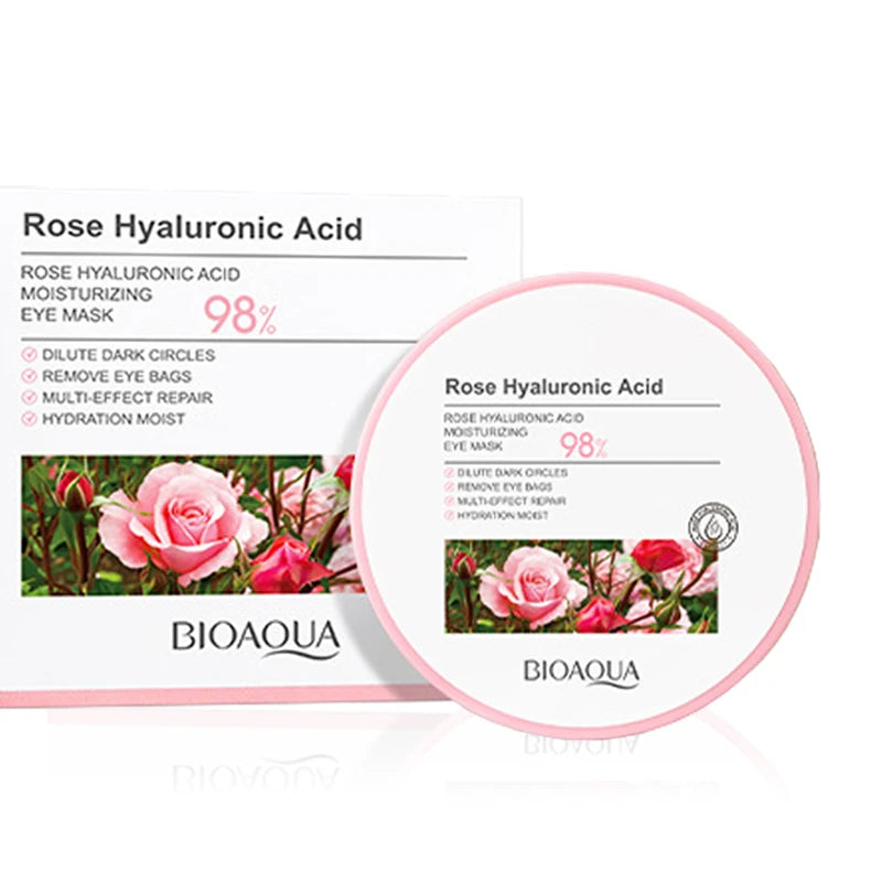 BIOAQUA Rose Hyaluronic Acid Eye Mask 60pcs | Dark Circles