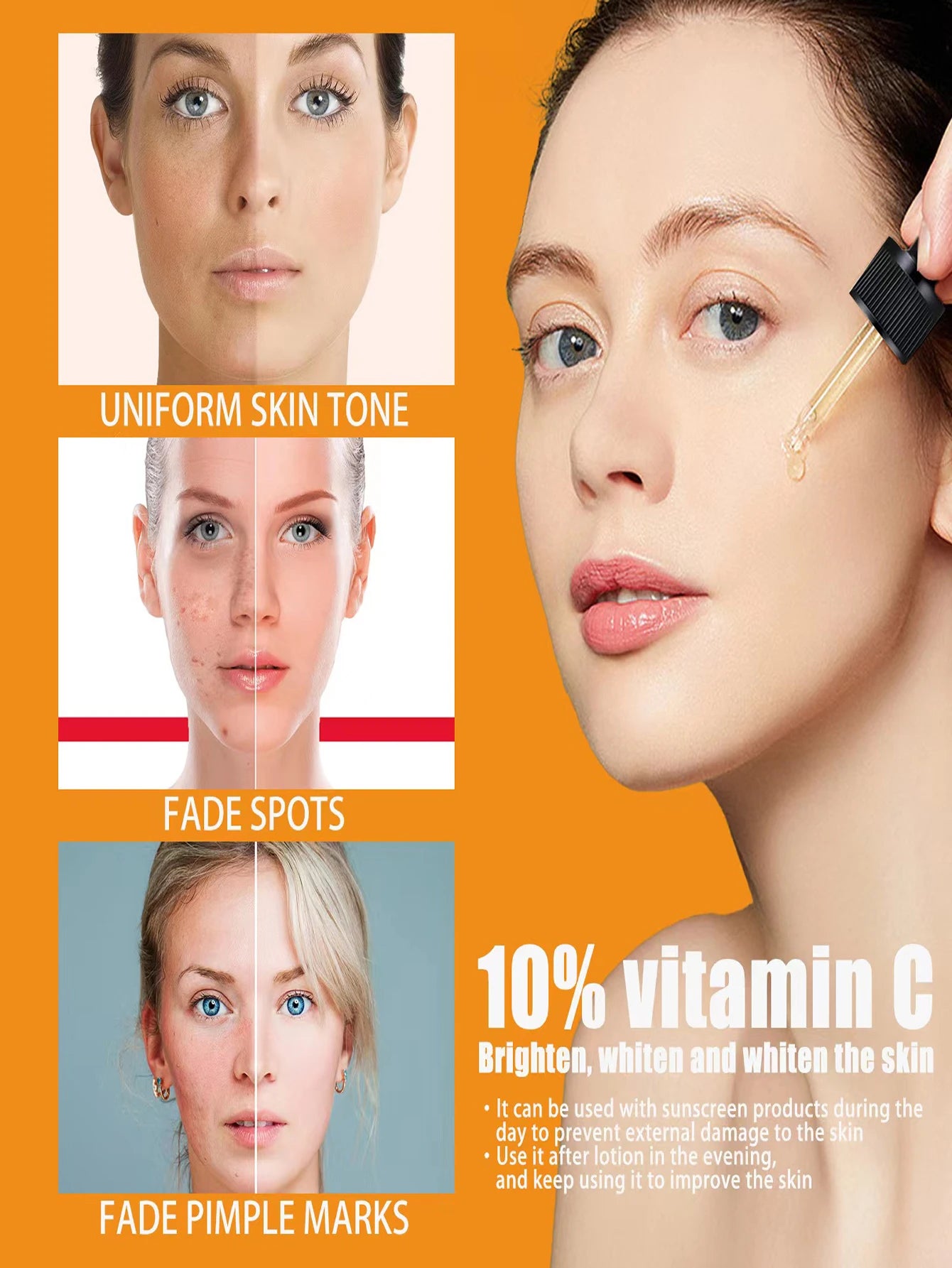 Vitamin C Face Serum – Dark Spot Remover & Brightening