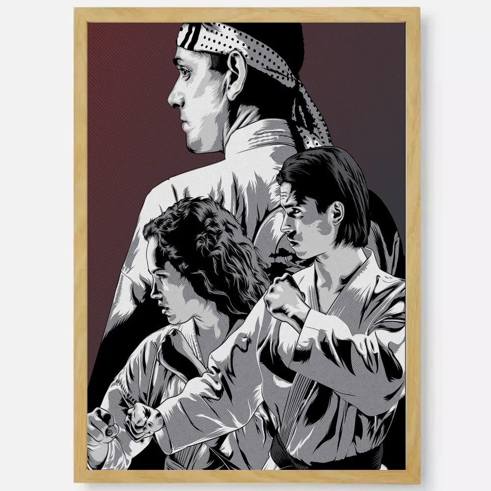 Cobra Kai HD Waterproof PVC Wall Poster | Home Décor Art Wall Art Poster Peaceful Pleasures Health and Wellness z10 40X50cmNoframe