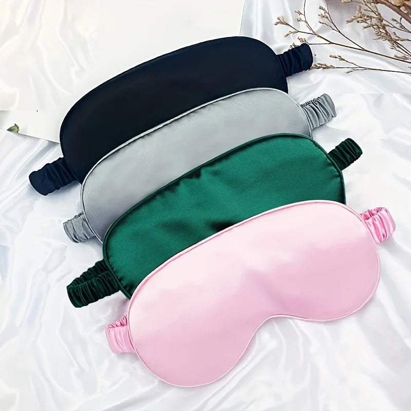 Double-Sided Silk Blackout Sleep Eye Mask | Travel Nap Mask