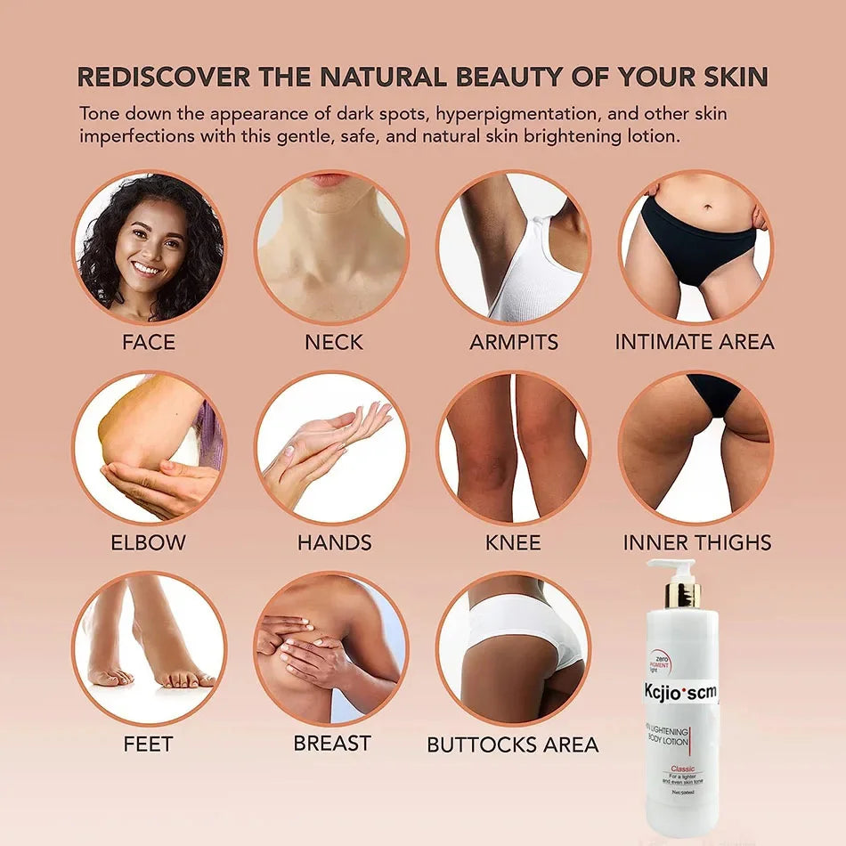 500ml Fast Whitening Cream For Dark skin Kojic Sen Moisturizing Lightening Body Lotion Skin Care for Flawless Even Skin Tone Peaceful Pleasures Health and Wellness