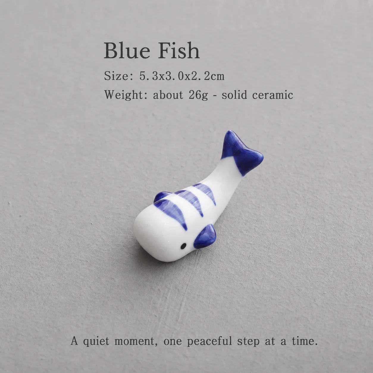 Ceramic Fish Chopstick & Pen Holder – Decorative Desk Ornament
