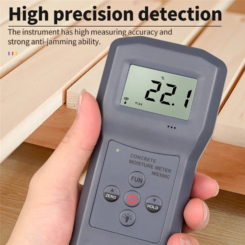 A36T-Professional Digital Moisture Meter For Measuring Moisture Content Of Concrete, Wood, Paper, Bamboo, Carton And Textile Peaceful Pleasures Health and Wellness