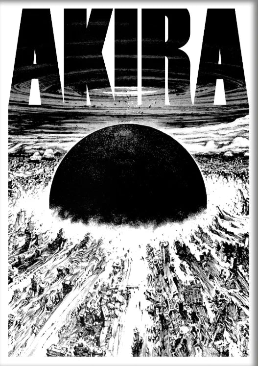Akira Anime Retro HD Canvas Wall Art Poster | Japan Print