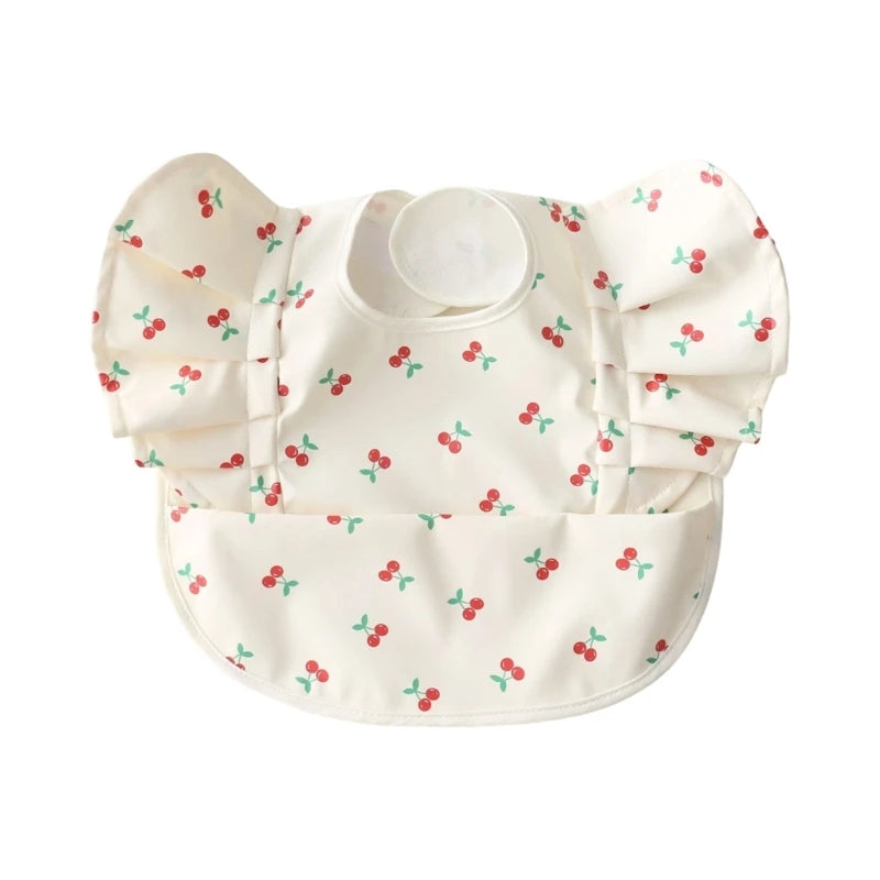 Angel Wing Flying Sleeve Baby Bib | Waterproof Catcher Bib