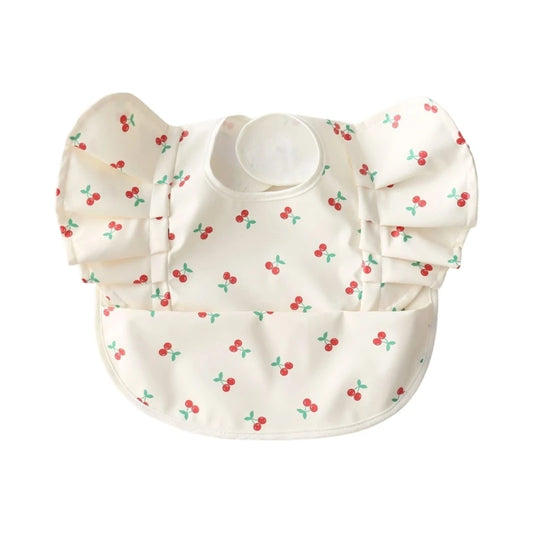 Angel Wing Flying Sleeve Baby Bib | Waterproof Catcher Bib Baby Feeding Bib Peaceful Pleasures Health and Wellness