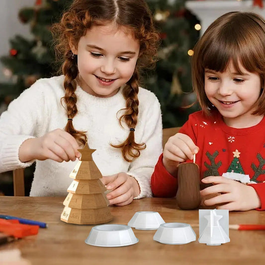 Silicone Crafting Mold Reusable Easy Release Silicone Mold For Christmas Tree Perpetual Calendar For Concrete Plaster Clay Peaceful Pleasures Health and Wellness China Mainland