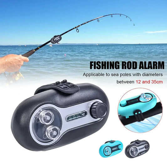Portable Electronic Fishing Alarm Buzzer, Rod Tip Sound-Light Indicator, Angling Tackle Accessory Peaceful Pleasures Health and Wellness