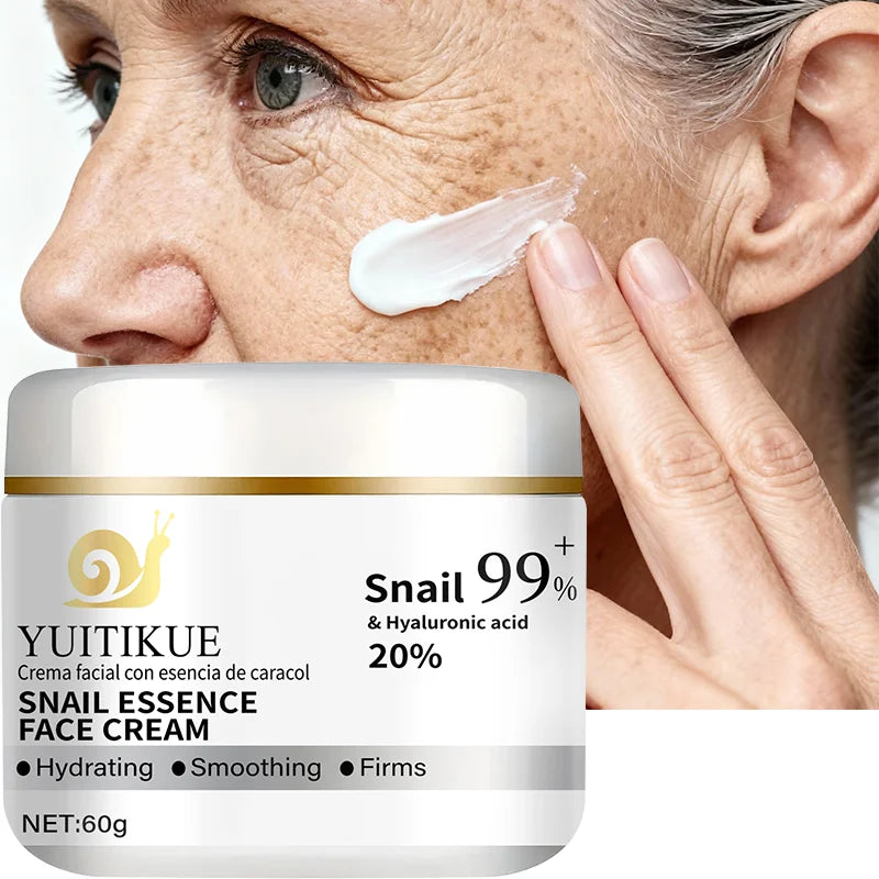 YUITIKUE 99% Snail Mucin Face Cream | Hyaluronic Acid & Niacinamide Snail Mucin Face Cream Peaceful Pleasures Health and Wellness