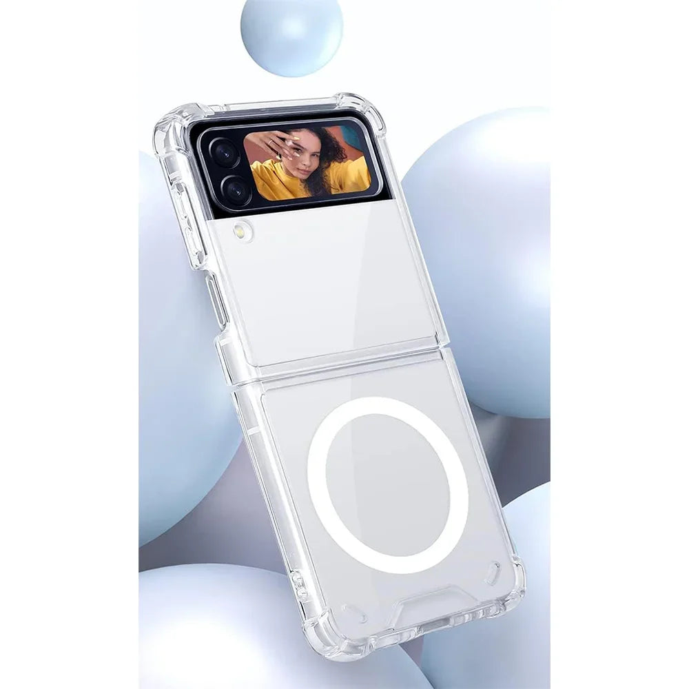 Magnetic Transparent MagSafe Case – Samsung Galaxy Z Flip 3/4/5