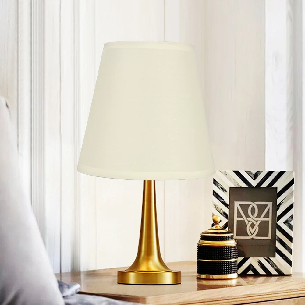 Lampshade Lamp Accessory Cream‑Coloured Fabric Cloth Lamp Shade Replacement for E14 Wall Lamp Chandelier Home Decoration Peaceful Pleasures Health and Wellness