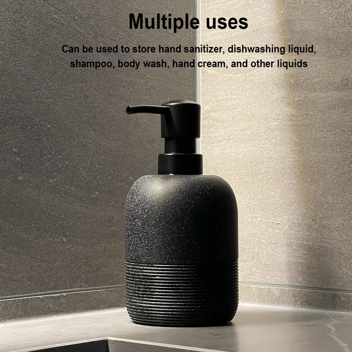 2pack Matte Soap Dispenser Sets with Pump,Hand Soap and Lotion Dispenser for Bathroom Countertop for Kitchen Peaceful Pleasures Health and Wellness