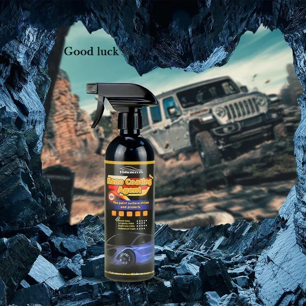 Ceramic Car Coating 1000ML 9H Nano Liquid Glass Plated Crystal Hydrophobic Waterproof Polishing Paint Hardness Car Polish Wax Peaceful Pleasures Health and Wellness