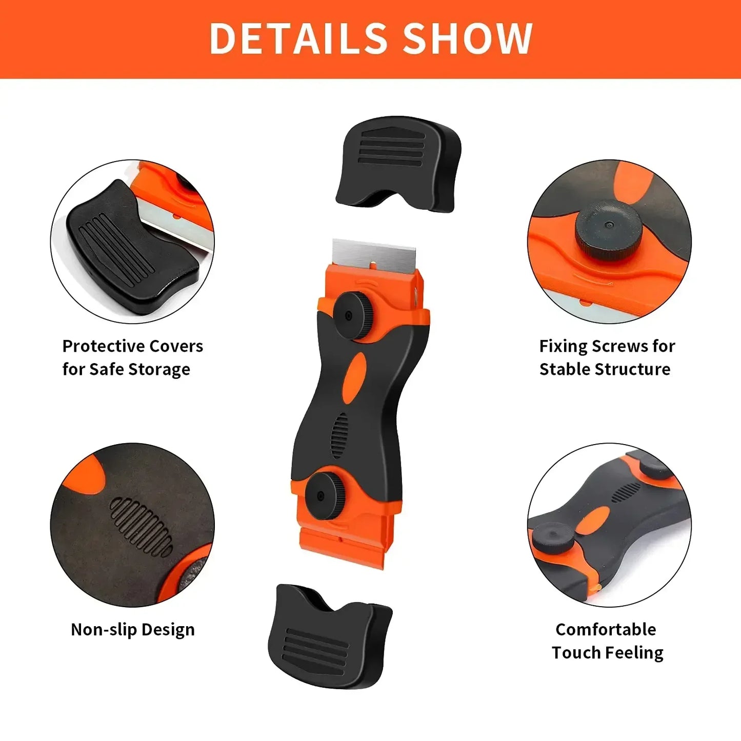 Glass Scraper & Window Squeegee | Car, Home & Garden Tool
