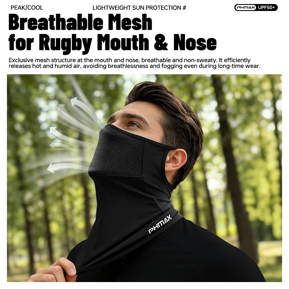PHMAX Ice Silk Cycling Mask – UV Protection & Quick Dry