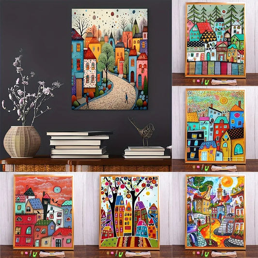 Chic Unframed Canvas Art Print | Modern Wall Decor Gift Canvas Wall Art Peaceful Pleasures Health and Wellness