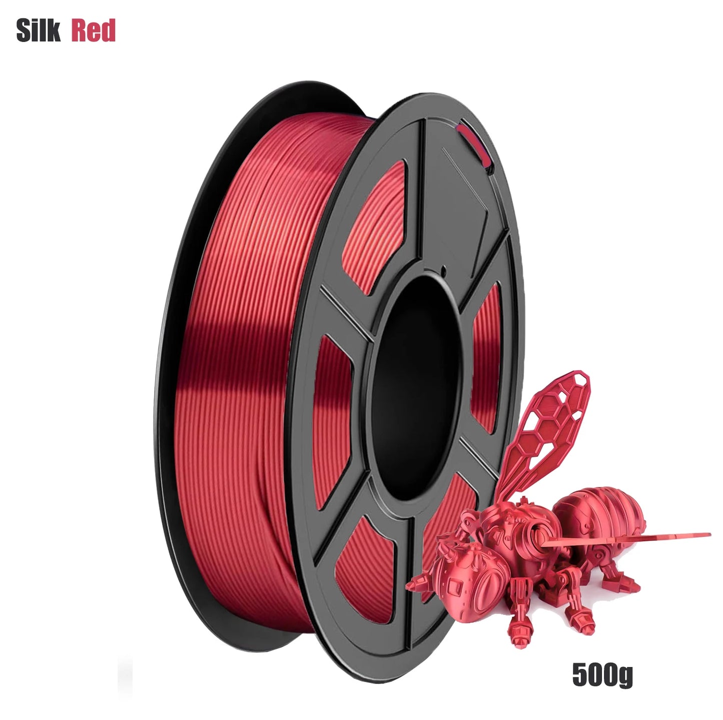 Silk PLA+ Filament 1.75mm ±0.02mm – Glossy 3D Printing