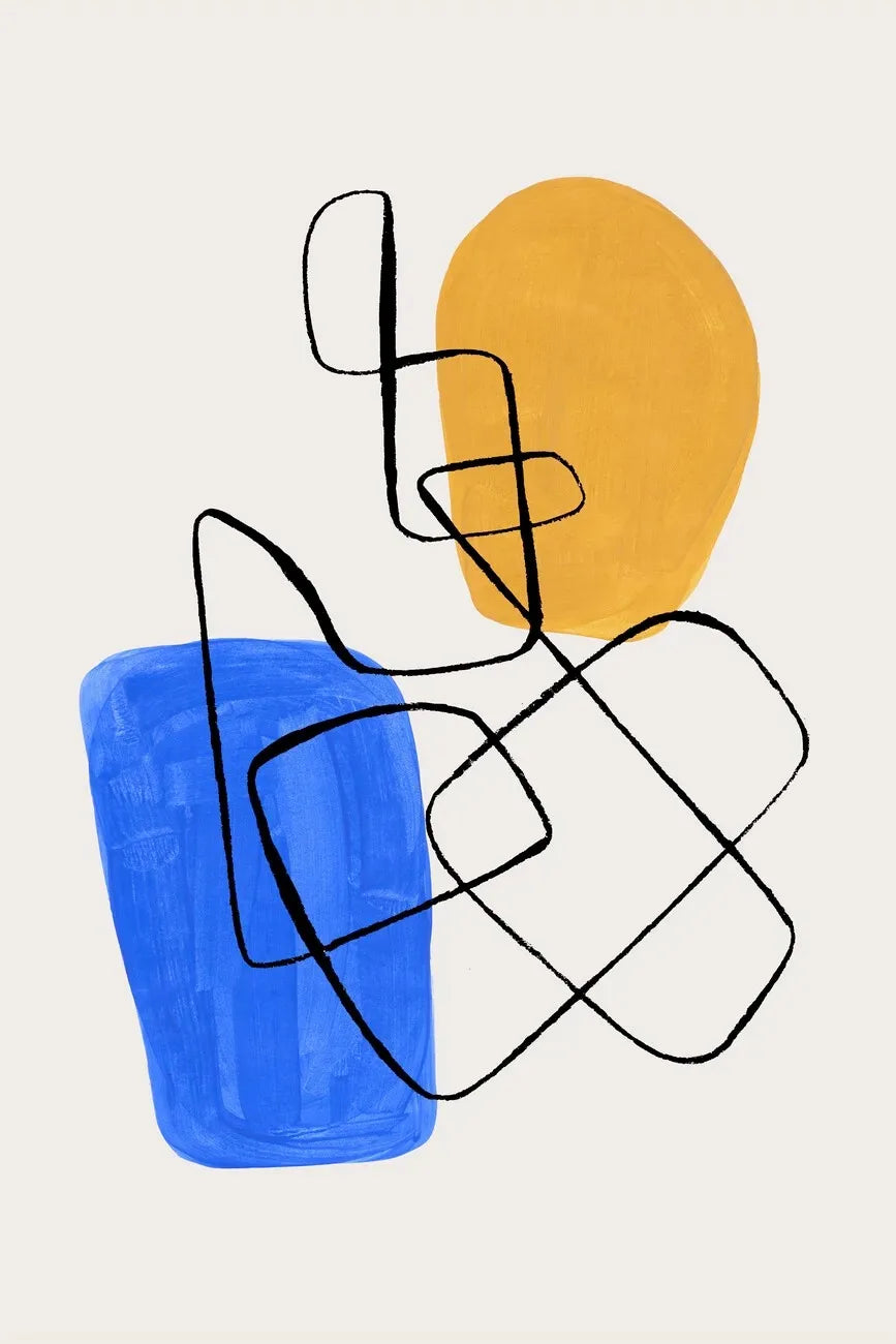 Canvas Painting Wall Art Minimalist Geometric Prints Modern Line Art Pictures Decor For Living Room Bedroom Office Peaceful Pleasures Health and Wellness 15 20x30cm