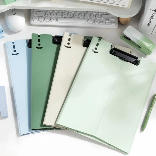 Foldable Plastic Clipboard with Storage Folder | A3 & A4 Foldable Clipboard Peaceful Pleasures Health and Wellness