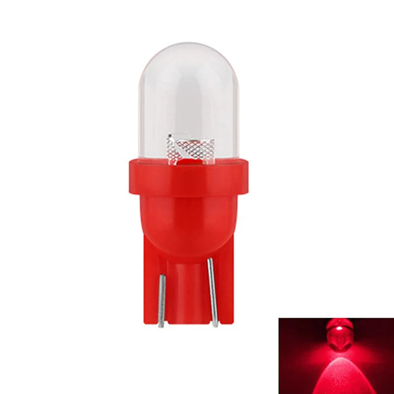 T10 W5W LED Bulbs 12V 10-Pack – Dashboard, Dome & Pinball