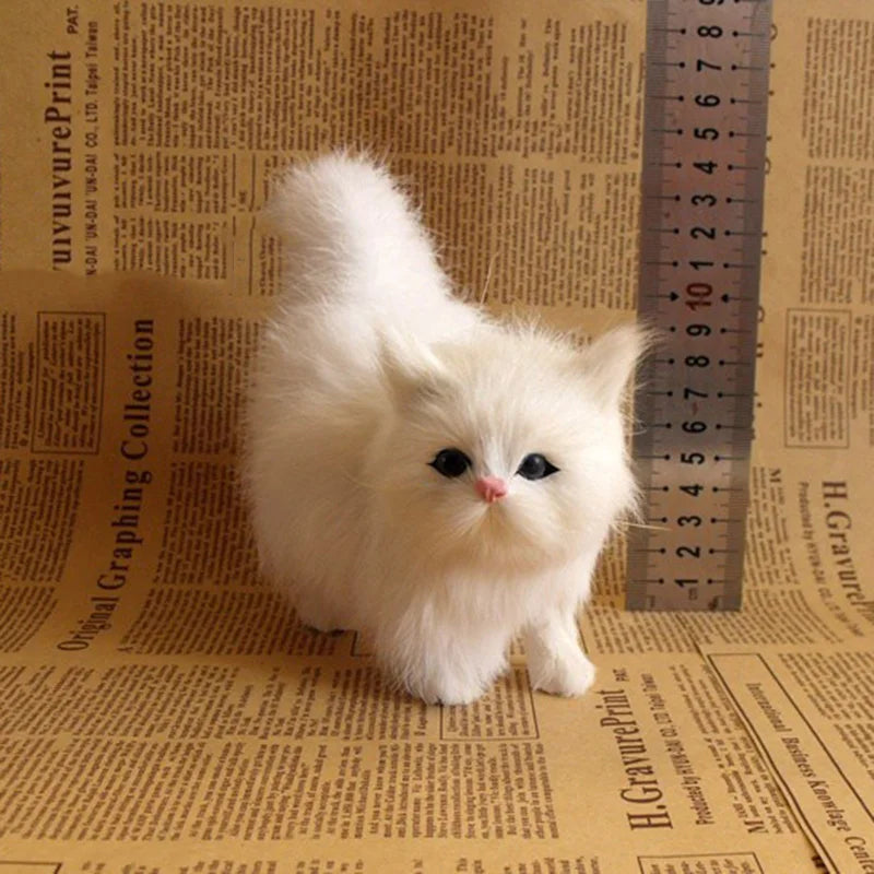 Realistic Cat Plush Toy | Soft Stuffed Kitten Gift for Kids