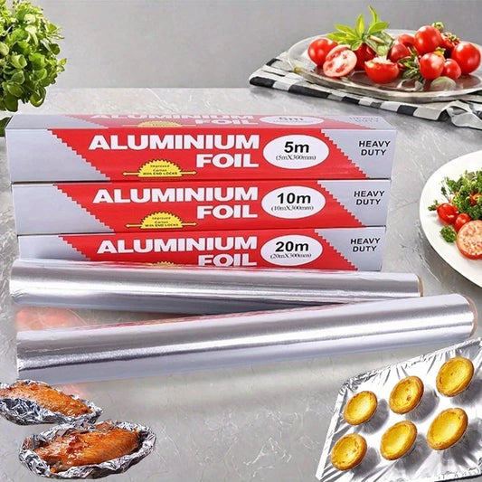 Heavy Duty Pre-Cut Pop-Up Aluminum Foil Sheets | Home & BBQ Aluminum Foil Sheets Peaceful Pleasures Health and Wellness