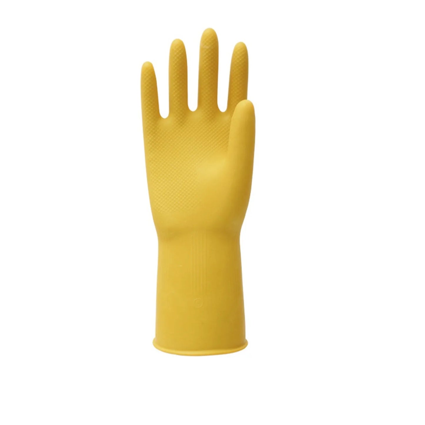 1pair Flexible Comfortable Rubber Clean Gloves Red Dish Washing Long Home Bathroom Cleaning Kitchen Accessories Peaceful Pleasures Health and Wellness Yellow S