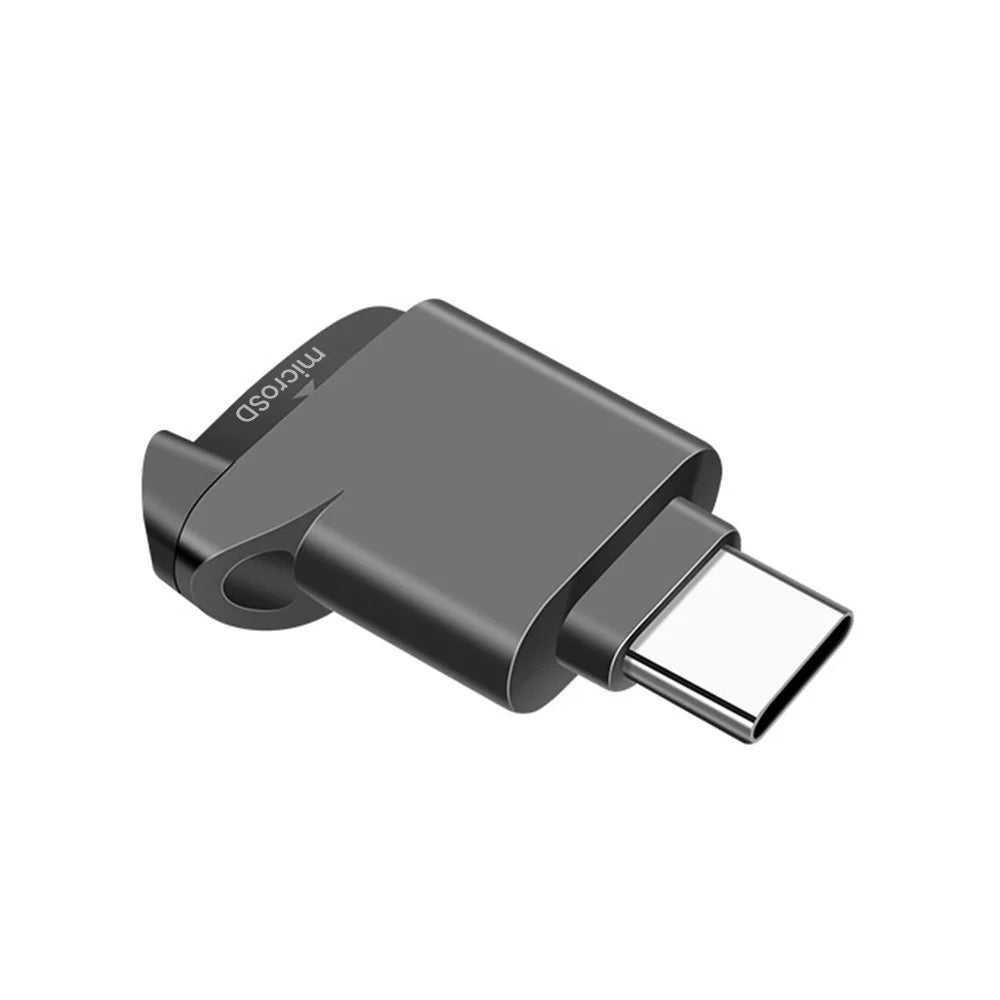 USB-C MicroSD TF Card Reader for iPhone 17/16/15 & Samsung