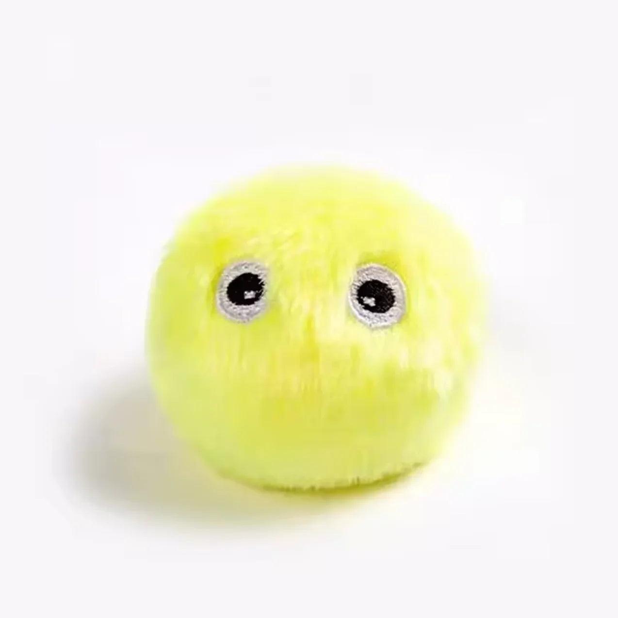 Interactive Electric Catnip Ball Cat Toy – Plush Squeaky Kitten