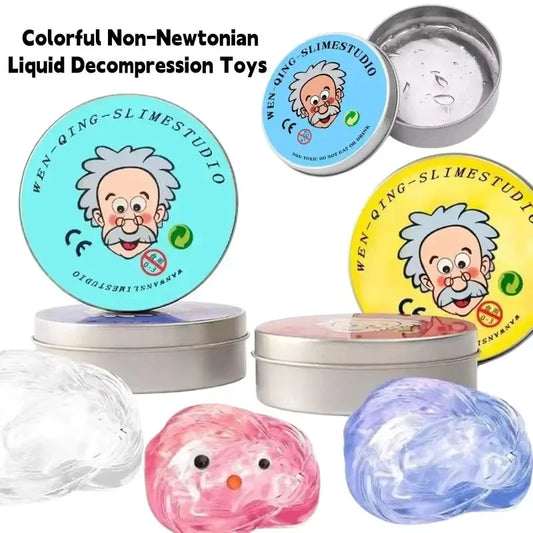 Crystal Bouncy Slime DIY Putty Toy Set – Reusable Color Clay Slime Putty Toy Oasis Select