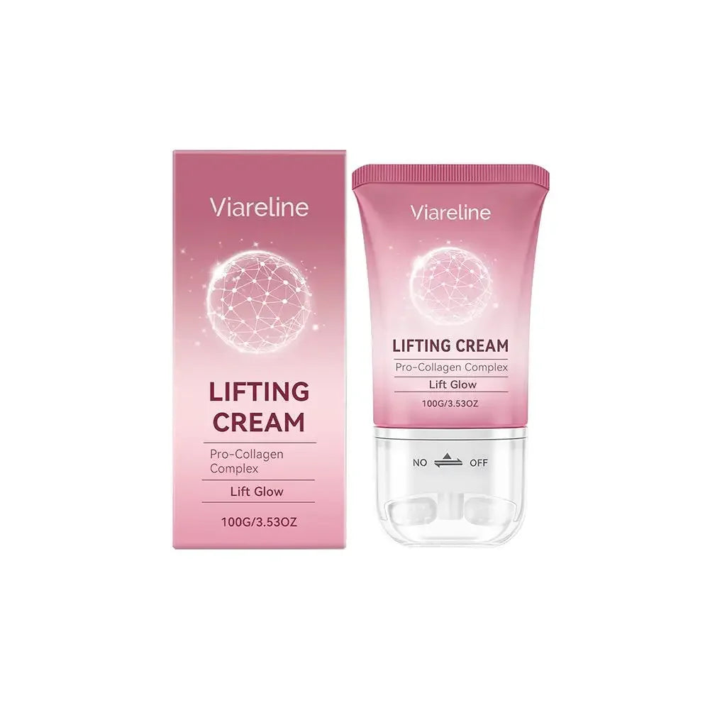 Pro-Collagen Firming Neck Cream With Massage Roller, Lifting, Reduces Fine Lines, Neck Skin Tightening, Anti-Aging, Necks Care Peaceful Pleasures Health and Wellness 100ml