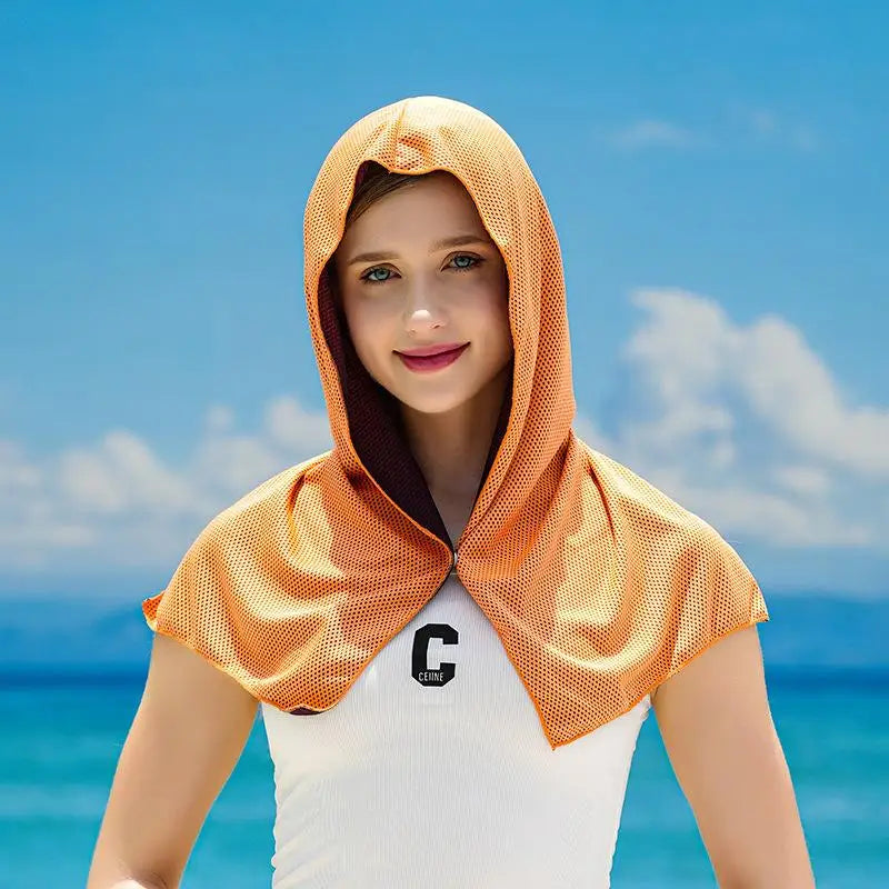 Women's Cooling Sun Hood – Breathable Mesh Neck & Face Cover