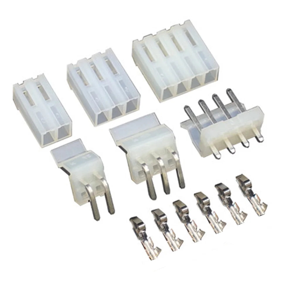 10Sets CH3.96 Connector 3.96mm Straight / Bent Pin Socket 2/3/4/5/6/7/8/9/10P ( Plug Male + Female + Terminal ) Kit Peaceful Pleasures Health and Wellness