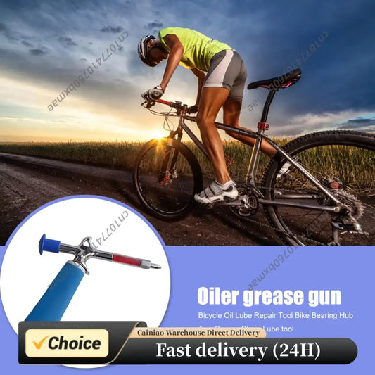 1-5PCS Bicycle Grease Gun Delicate Design Mountain MTB Bike Lubricant Grease Gun Bicycle Repair Service Tools Accessories Peaceful Pleasures Health and Wellness