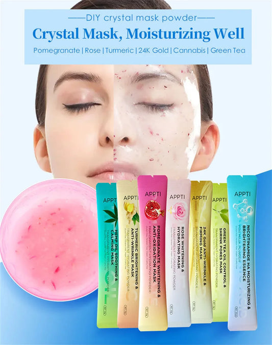 Hydro Jelly Peel-Off Face Mask Powder – Brightening & Hydrating Jelly Face Mask Oasis Select
