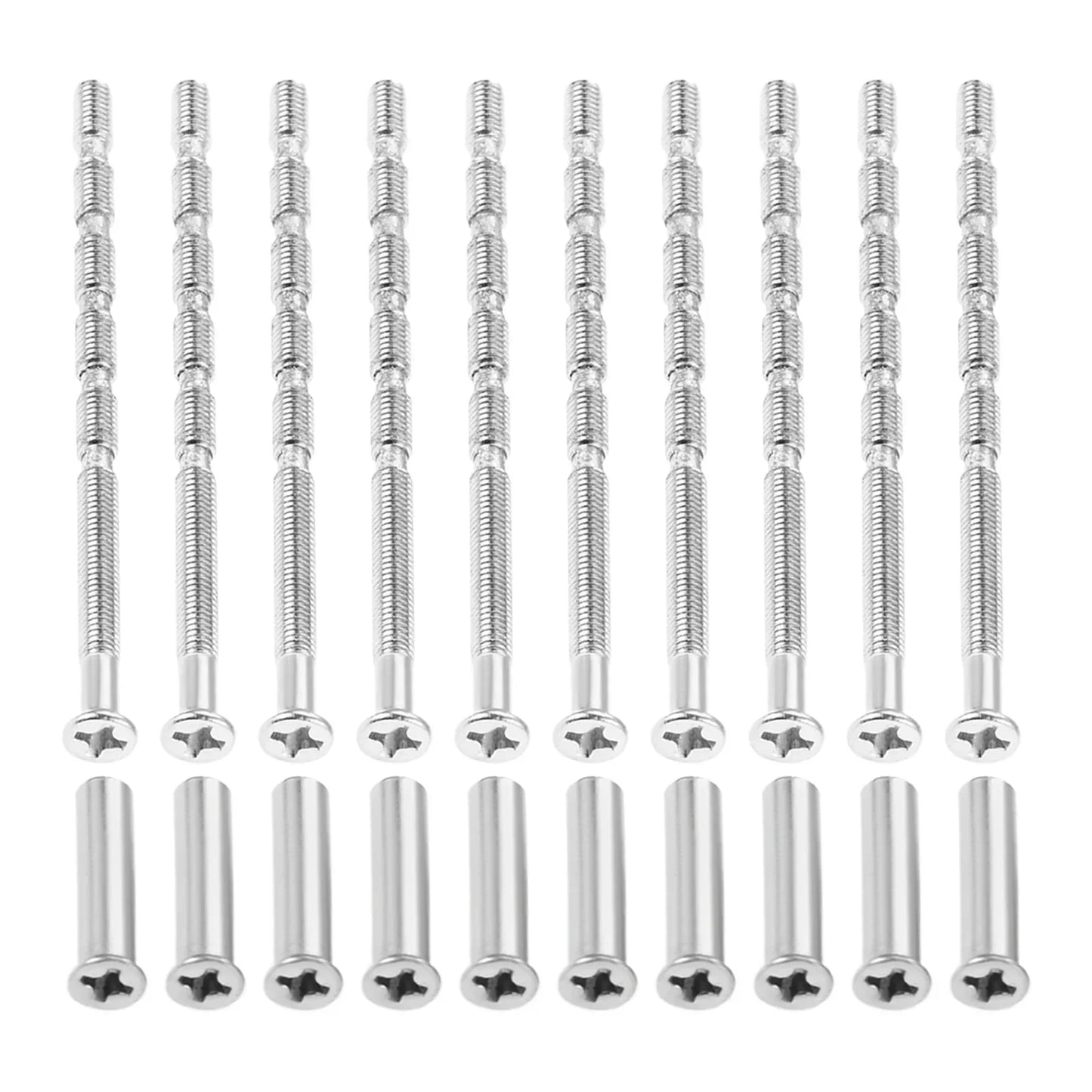 M3×60mm Phillips Countersunk Screws & Cross Nuts – 10 Sets
