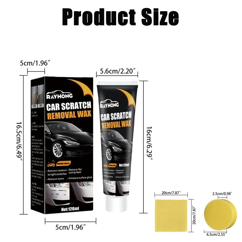 RayHong Car Scratch Remover & Swirl Repair Polish Wax 120ml