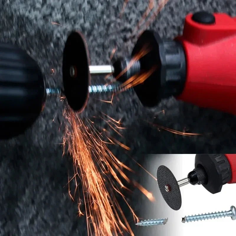 11/21/54pcs Abrasive Cutting Disc 32mm With Mandrels Grinding Wheels For Dremel Accesories Metal Cutting Rotary Tool Saw Blade Peaceful Pleasures Health and Wellness