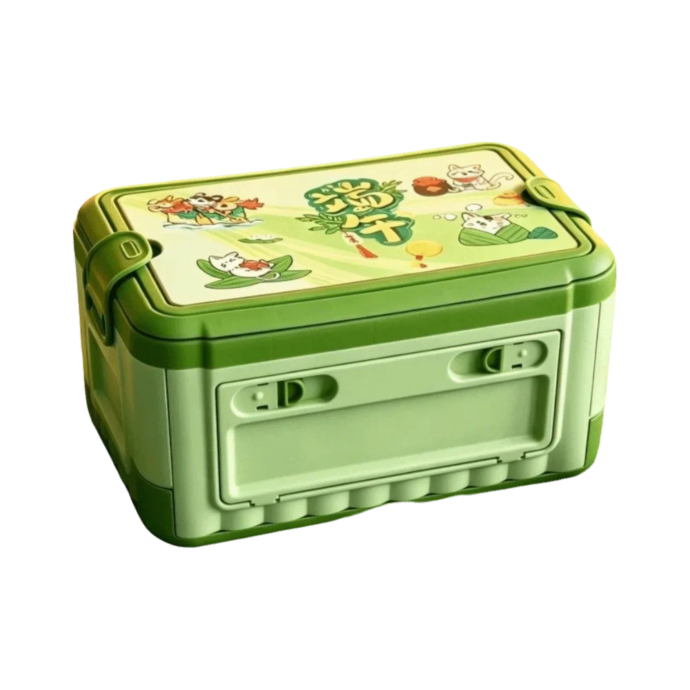 Large Collapsible Plastic Storage Box with Handle | 36x25cm