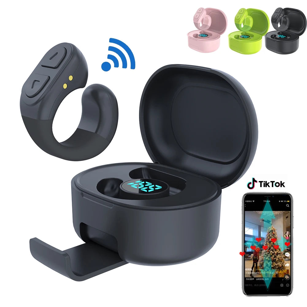 Bluetooth 5.0 Scrolling Ring | TikTok Remote & Selfie Shutter