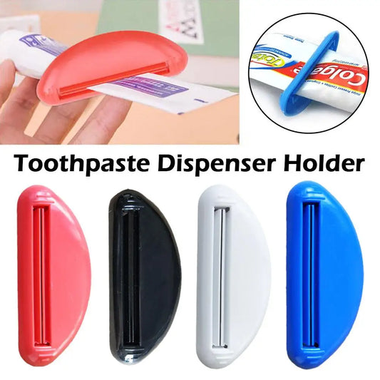 1pcs Multifunction Manual Toothpaste Dispenser Cream Tube Squeezer Bathroom Squeeze Paste Extruding Clip Squeezing Clamp Peaceful Pleasures Health and Wellness