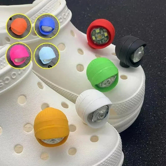 LED Clog Shoe Lights – 2pc USB Rechargeable Waterproof Headlights Shoe Lights Oasis Select