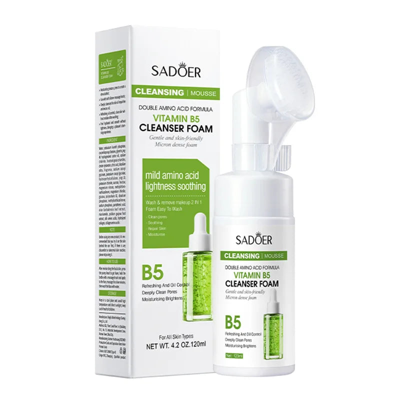 SADOER Q10 Vitamin C Brightening Foam Facial Cleanser